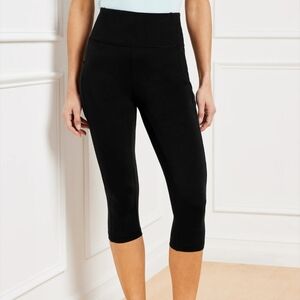 NWT Spaulding Women's Classic Black Women's Capri ~ Size XL